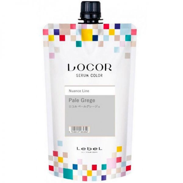 Lebel locor serum color краситель-уход оттеночный бледно-серый 300гр