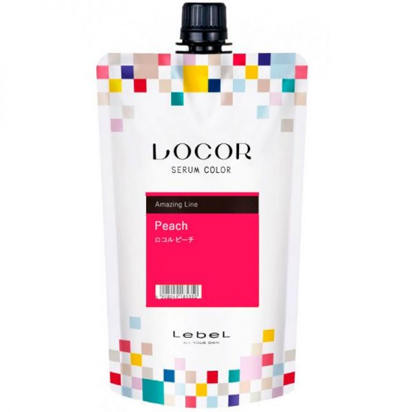 Lebel locor serum color краситель-уход оттеночный персиковый 300гр