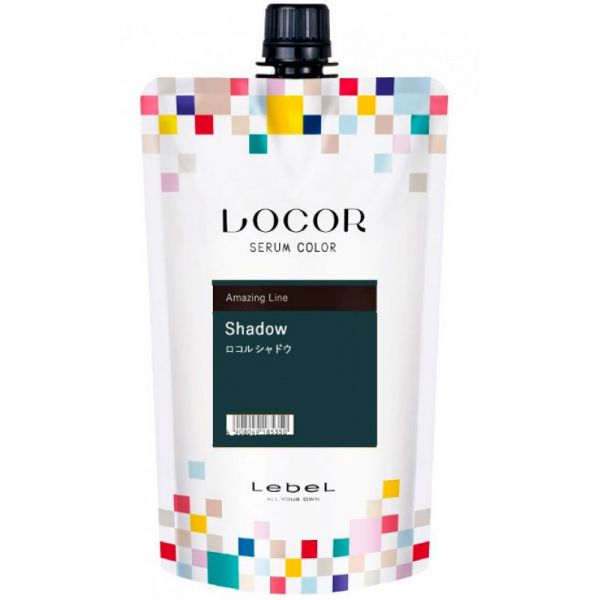 Lebel locor serum color краситель-уход оттеночный темно-серый 300гр